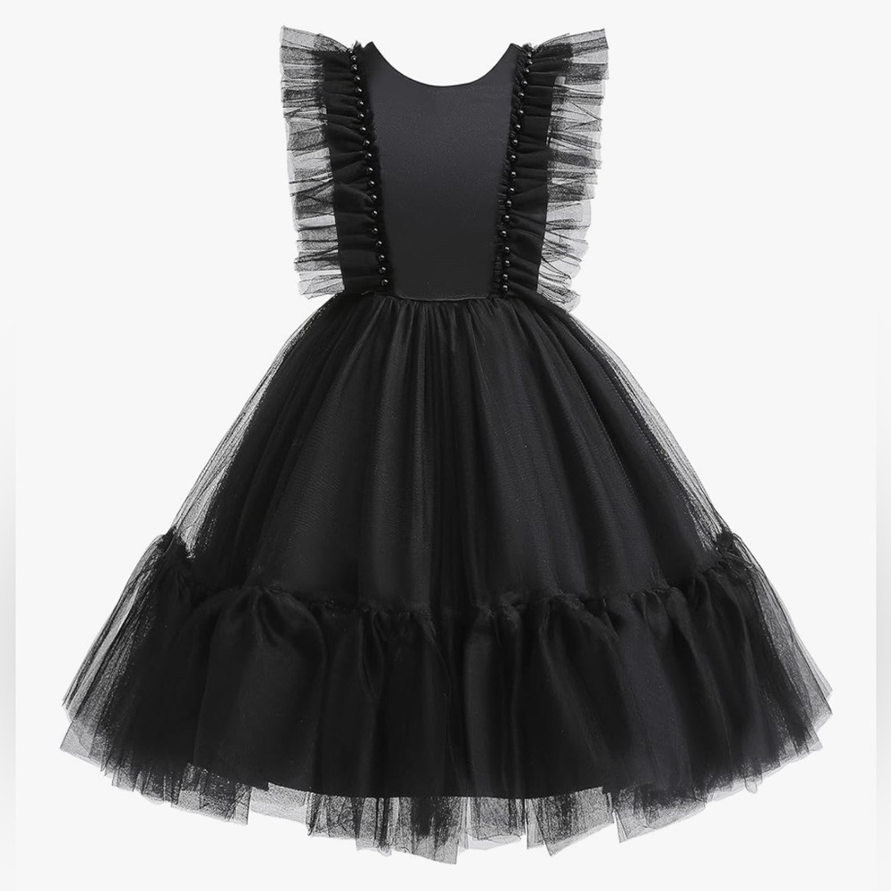 Elegant Black Tulle Dress